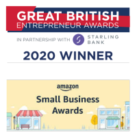 Great British Unternehmerin und Amazon Kleinbetrieb Auszeichnung