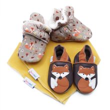 Geschenkset - Fuchs und Babystiefel