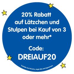 3 oder mehr kaufen und 20% Rabatt erhalten. Code: DREIAUF20